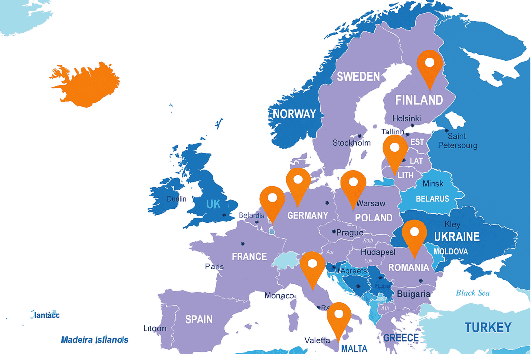 our network of recruitment agencies