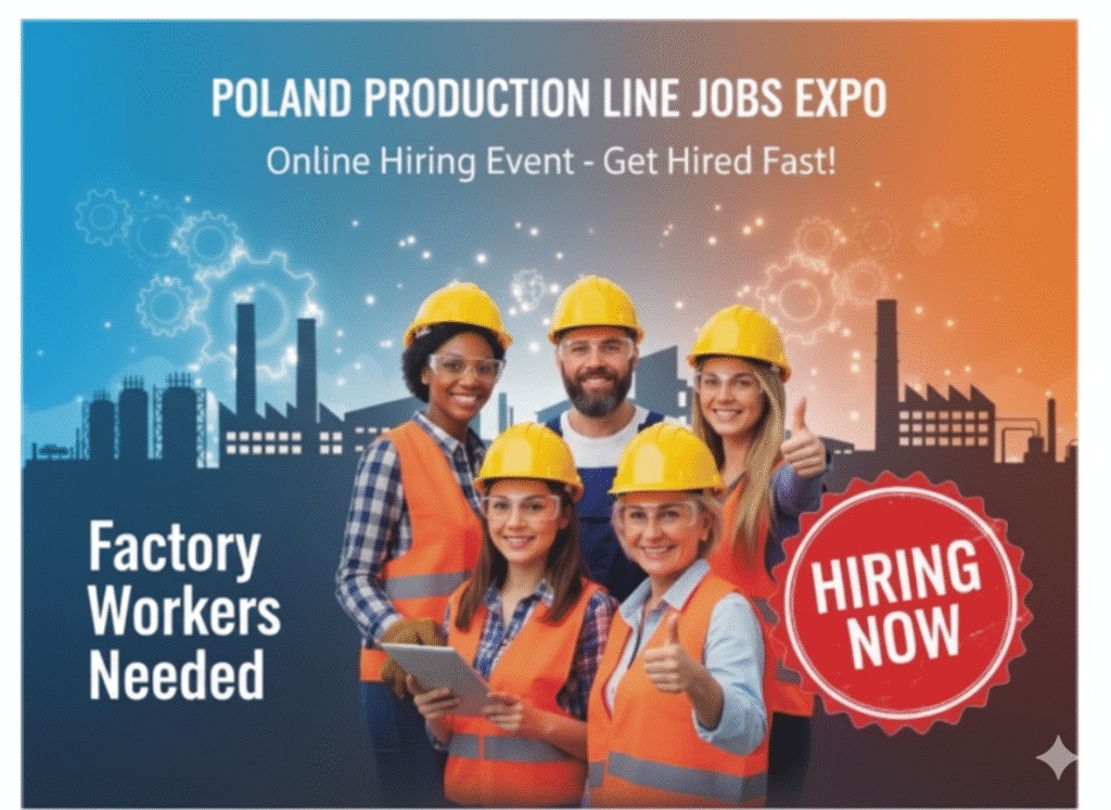 poland production line job expo general hiring event
