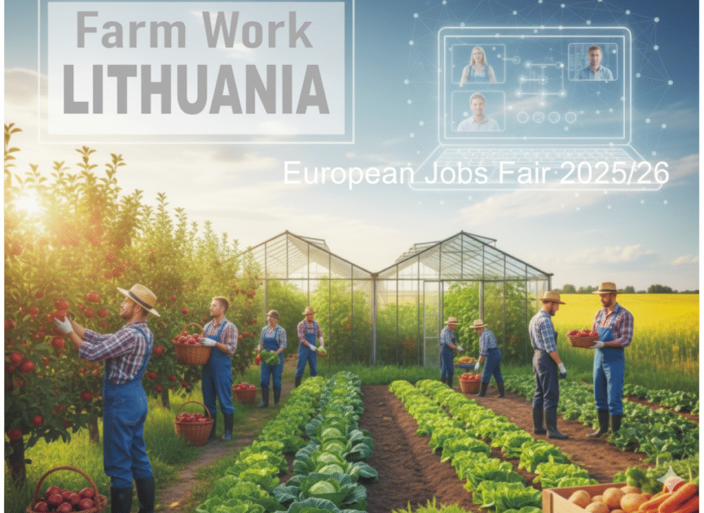 Farm Work in Lithuania – Online Hiring Fair 2025/26