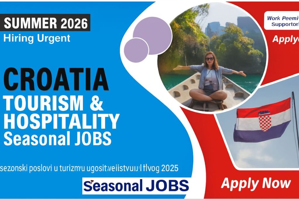 crotia seasonal jobs for hospitality and tourism sector